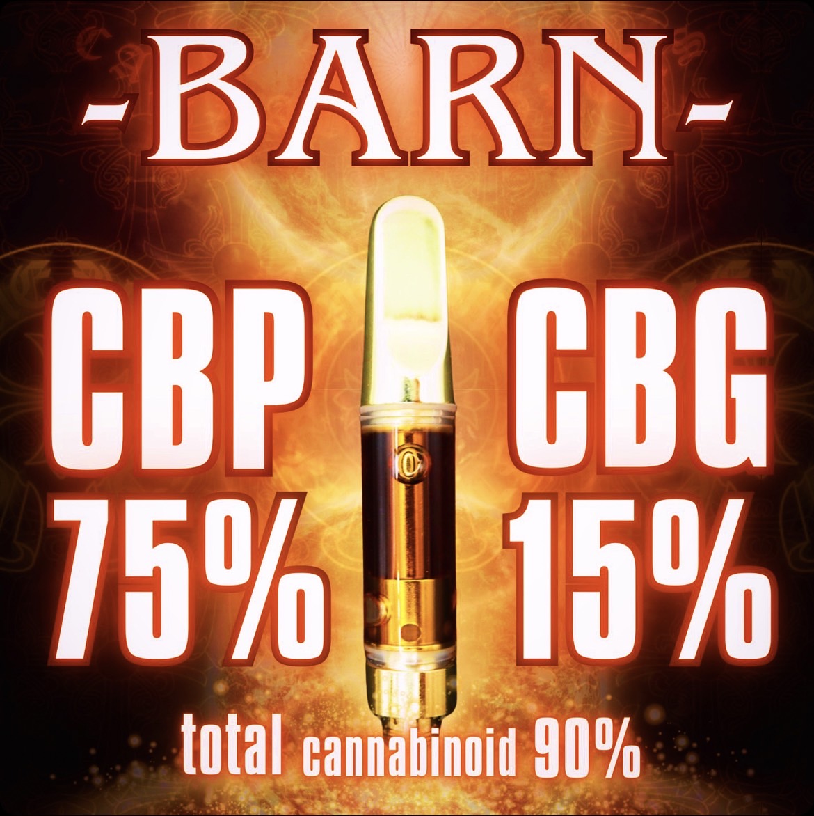 【新商品】【BARN】CBP75%×CBG 超高配合liquid 1ml/0.5ml